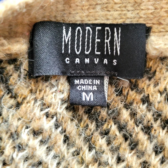 Leopard Print Open Cardigan Sweater / Size 2-4 - Picture 4 of 4